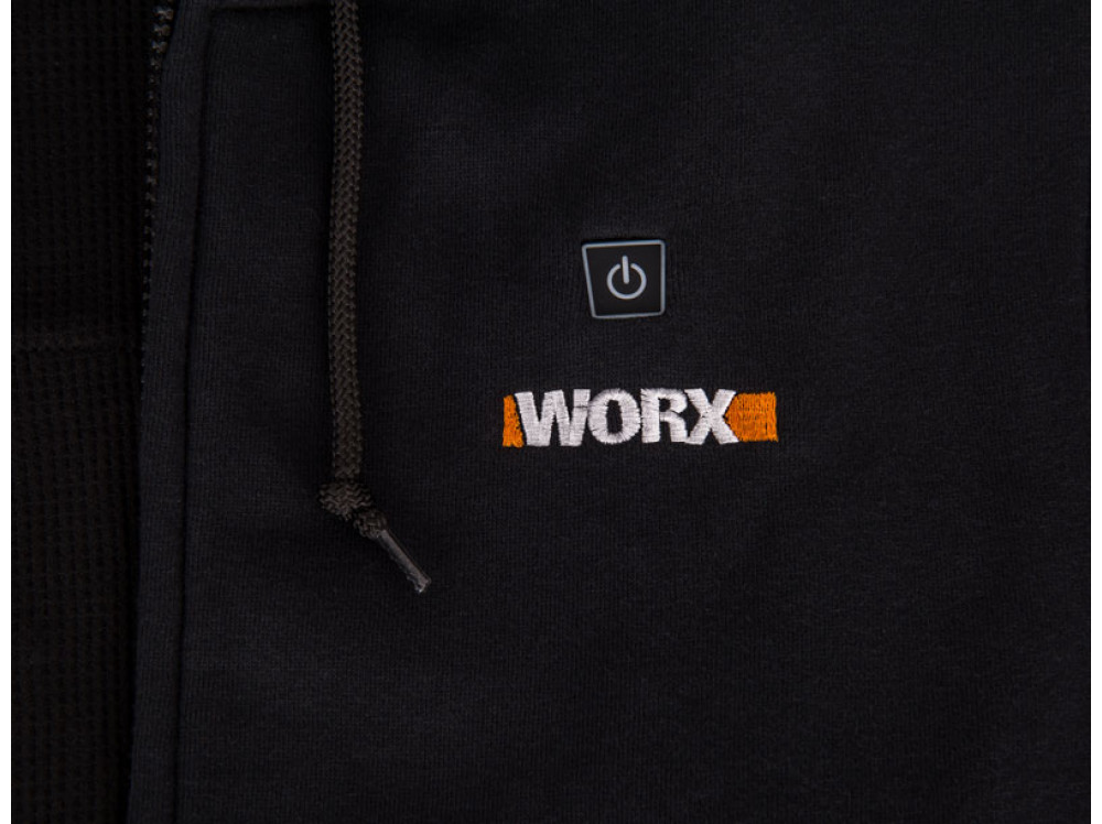 Куртка с подогревом Worx WA4660 2XL темно-серая