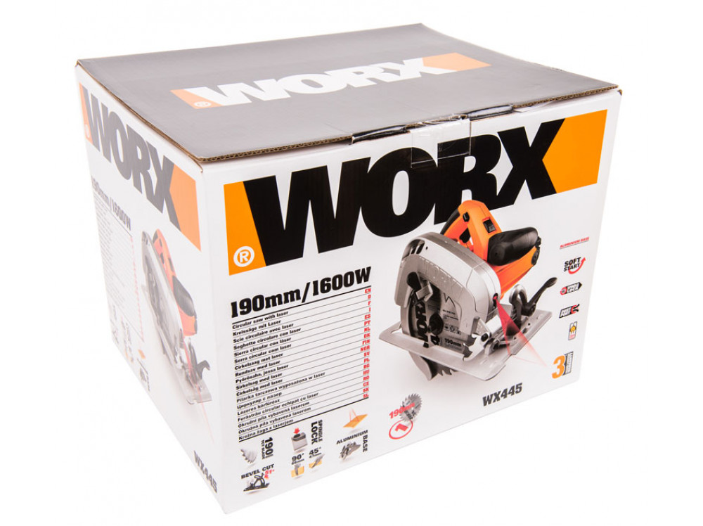 Дисковая пила WORX WX445