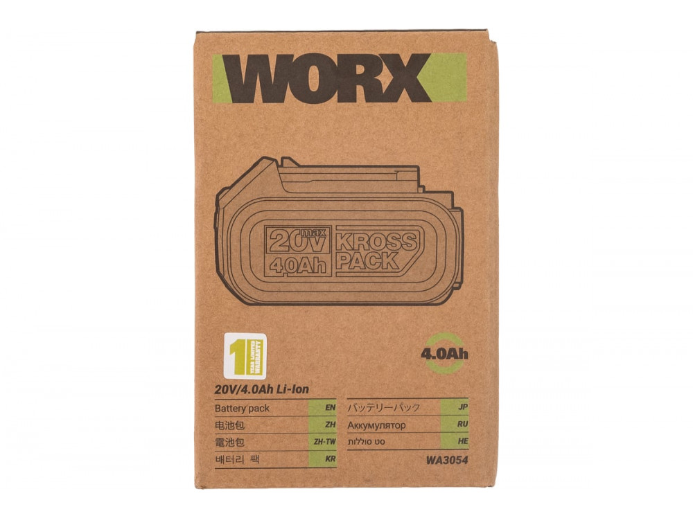 Аккумулятор WORX Professional WA3054 20В, 4 Ач Аккумулятор WORX Professional WA3054 20В, 4 Ач