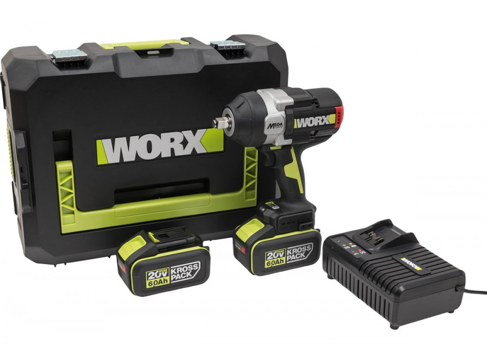 Гайковерт ударный аккумуляторный WORX Professional WU272 Гайковерт ударный аккумуляторный WORX Professional WU272