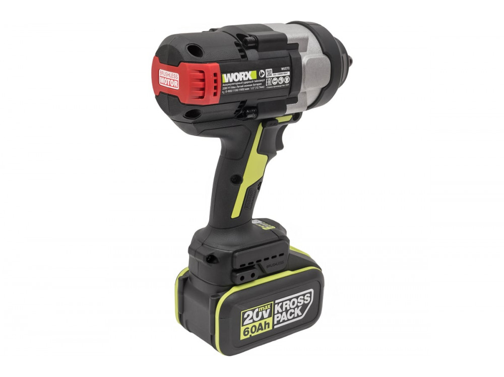 Гайковерт ударный аккумуляторный WORX Professional WU272 Гайковерт ударный аккумуляторный WORX Professional WU272