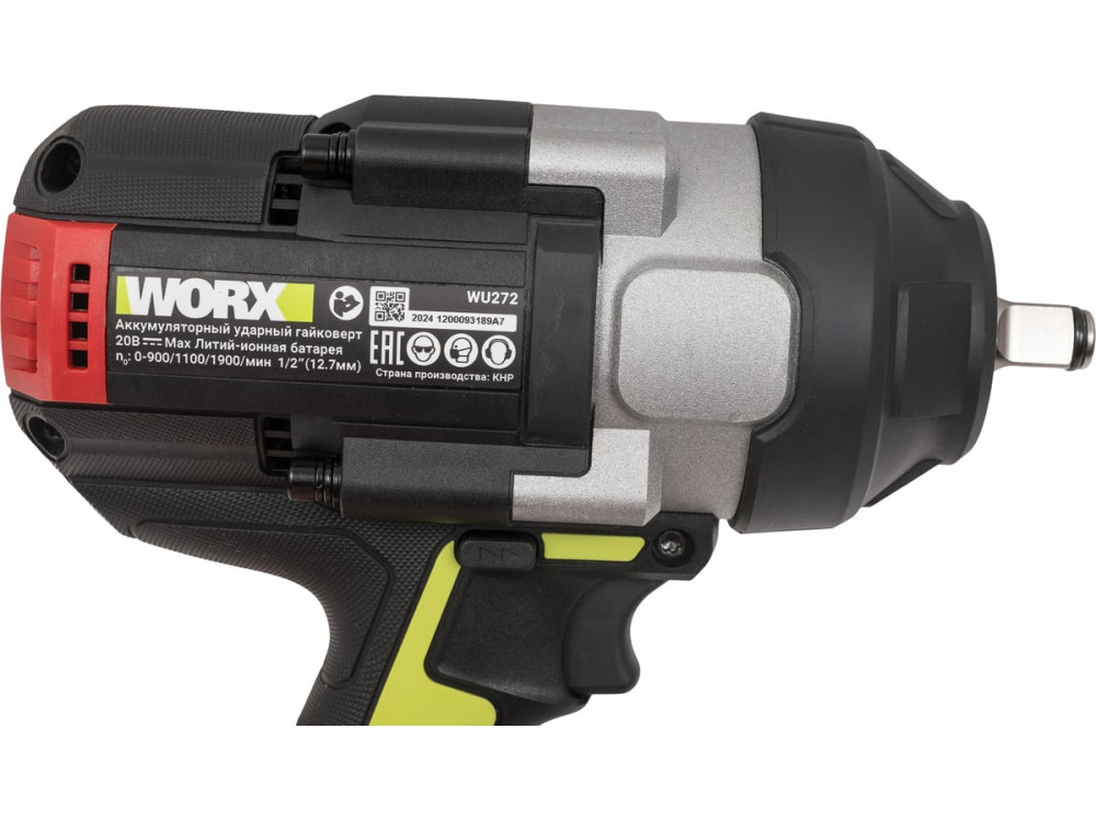 Гайковерт ударный аккумуляторный WORX Professional WU272 Гайковерт ударный аккумуляторный WORX Professional WU272