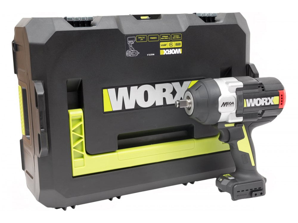 Гайковерт ударный аккумуляторный WORX Professional WU272.9 Гайковерт ударный аккумуляторный WORX Professional WU272.9