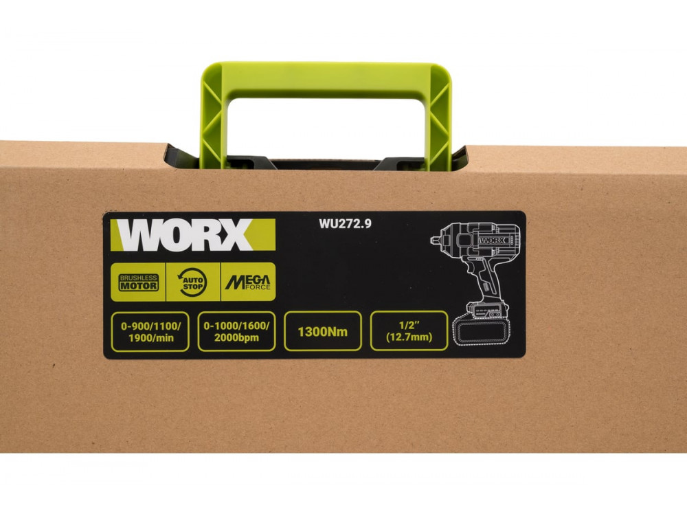 Гайковерт ударный аккумуляторный WORX Professional WU272.9 Гайковерт ударный аккумуляторный WORX Professional WU272.9
