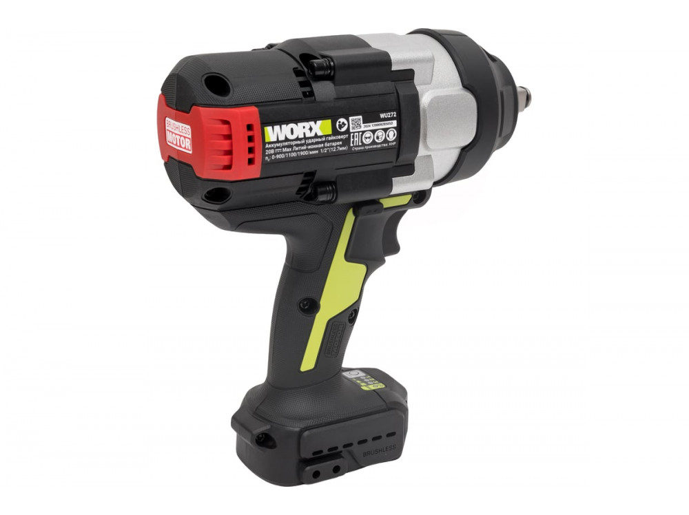 Гайковерт ударный аккумуляторный WORX Professional WU272.9 Гайковерт ударный аккумуляторный WORX Professional WU272.9