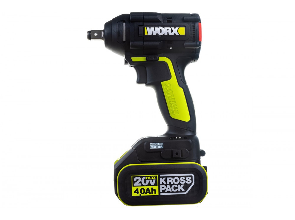 Гайковерт ударный аккумуляторный WORX Professional WU279.1 Гайковерт ударный аккумуляторный WORX Professional WU279.1