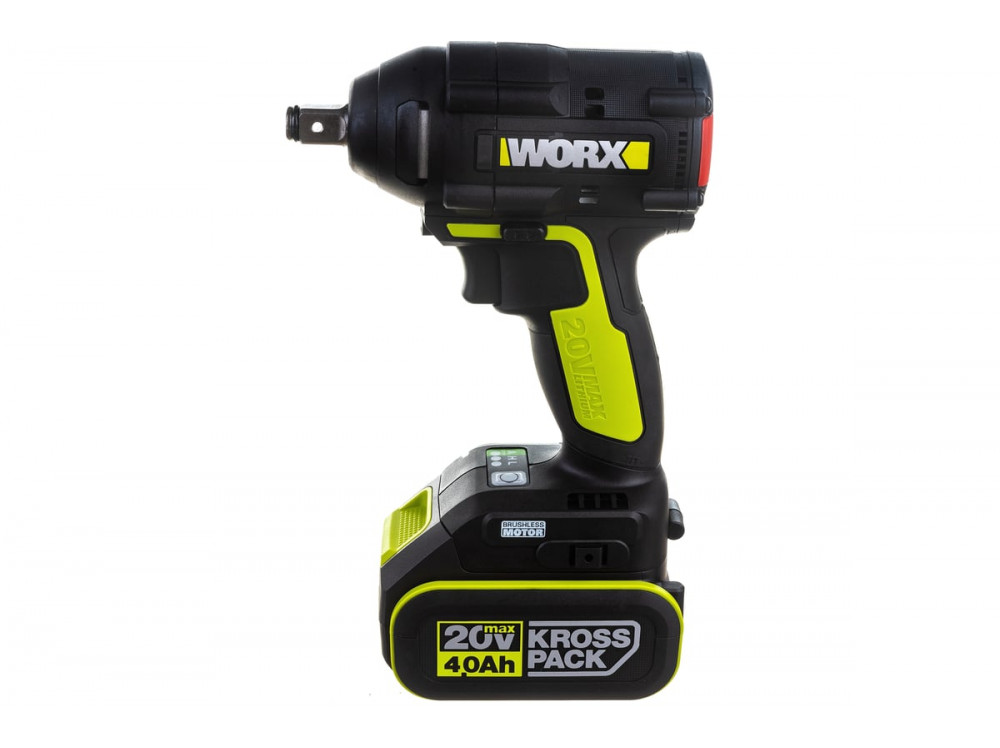 Гайковерт ударный аккумуляторный WORX Professional WU279.1 Гайковерт ударный аккумуляторный WORX Professional WU279.1
