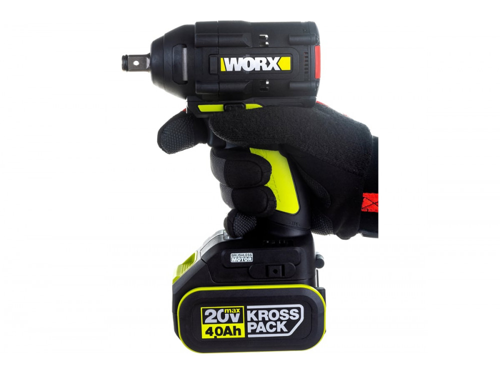 Гайковерт ударный аккумуляторный WORX Professional WU279.1 Гайковерт ударный аккумуляторный WORX Professional WU279.1