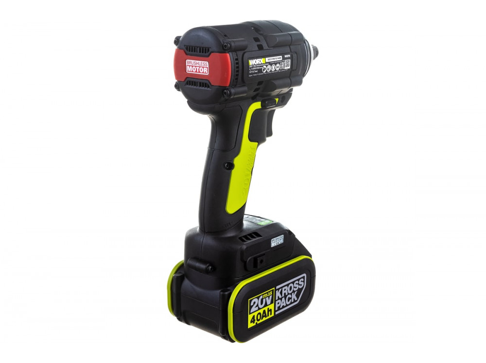 Гайковерт ударный аккумуляторный WORX Professional WU279.1 Гайковерт ударный аккумуляторный WORX Professional WU279.1