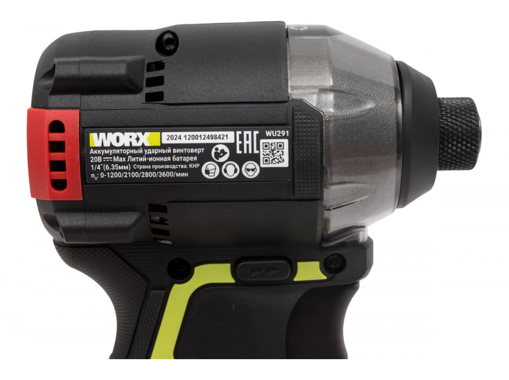 Винтоверт ударный аккумуляторный WORX Professional WU291 Винтоверт ударный аккумуляторный WORX Professional WU291
