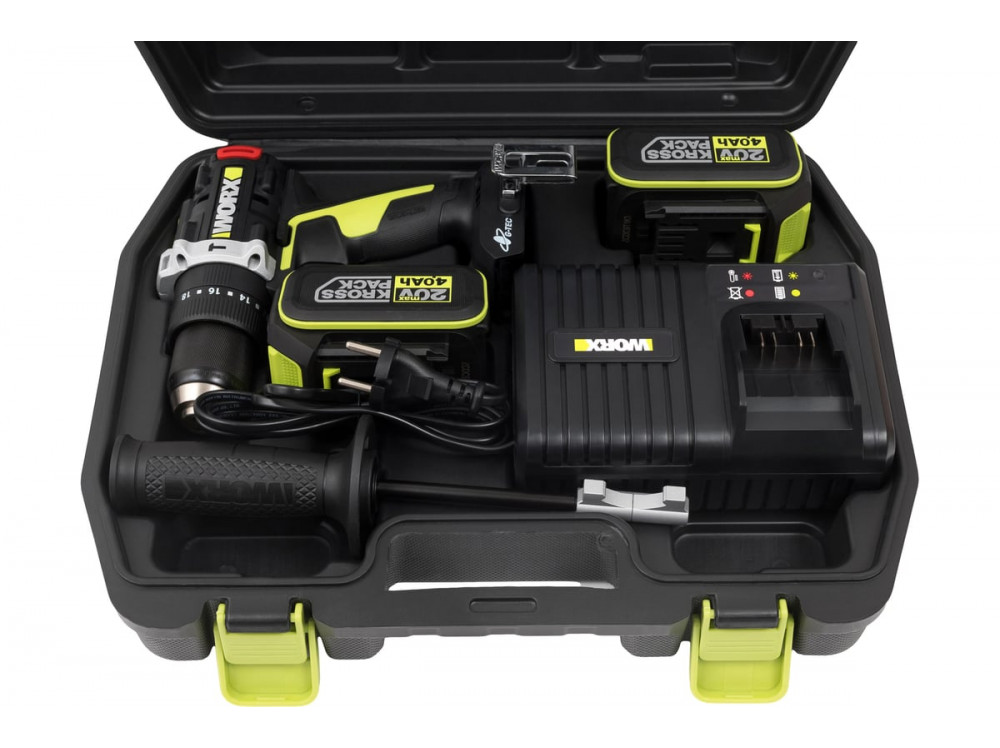 Дрель-шуруповерт ударная аккумуляторная WORX Professional WU373.2