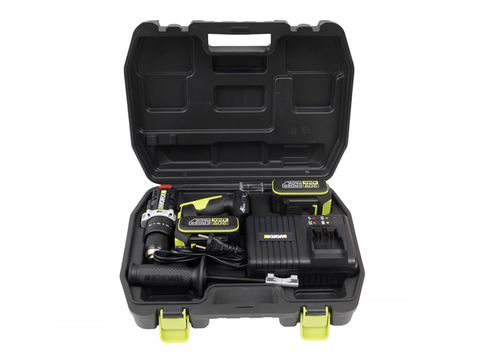 Дрель-шуруповерт ударная аккумуляторная WORX Professional WU373.2