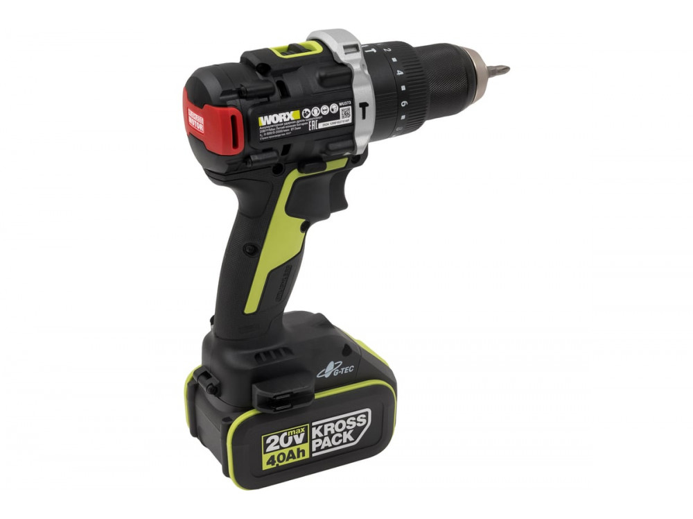 Дрель-шуруповерт ударная аккумуляторная WORX Professional WU373.2