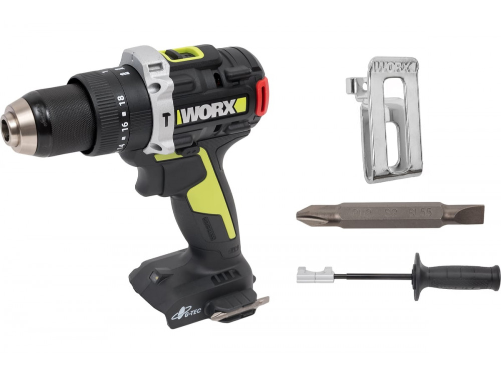 Дрель-шуруповерт ударная аккумуляторная WORX Professional WU373.91 Дрель-шуруповерт ударная аккумуляторная WORX Professional WU373.91