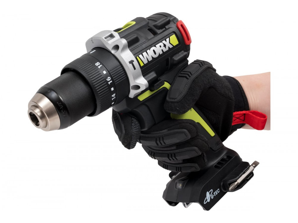 Дрель-шуруповерт ударная аккумуляторная WORX Professional WU373.91 Дрель-шуруповерт ударная аккумуляторная WORX Professional WU373.91