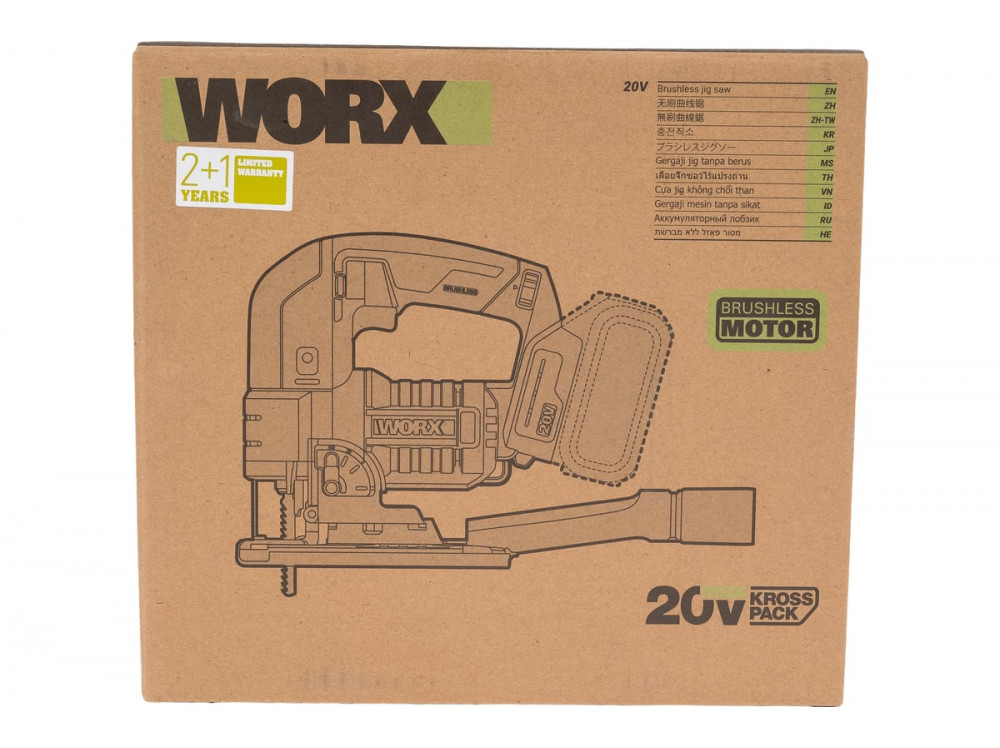 Лобзик аккумуляторный WORX Professional WU550.9 Лобзик аккумуляторный WORX Professional WU550.9