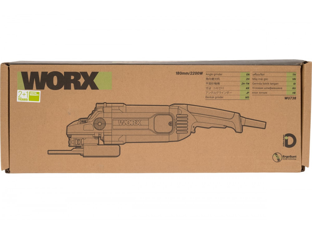 Угловая шлифмашина WORX Professional WU738 Угловая шлифмашина WORX Professional WU738