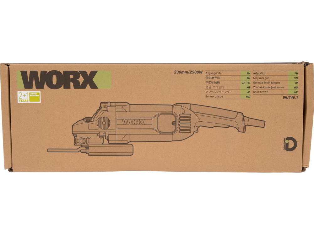 Угловая шлифмашина WORX Professional WU746.1 Угловая шлифмашина WORX Professional WU746.1