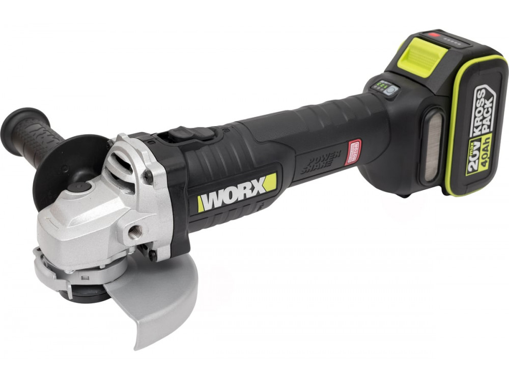 Угловая шлифмашина аккумуляторная WORX Professional WU809.3 Угловая шлифмашина аккумуляторная WORX Professional WU809.3