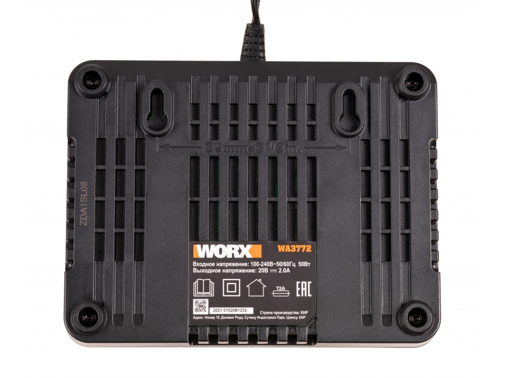 Двойное зарядное устройство WORX WA3772