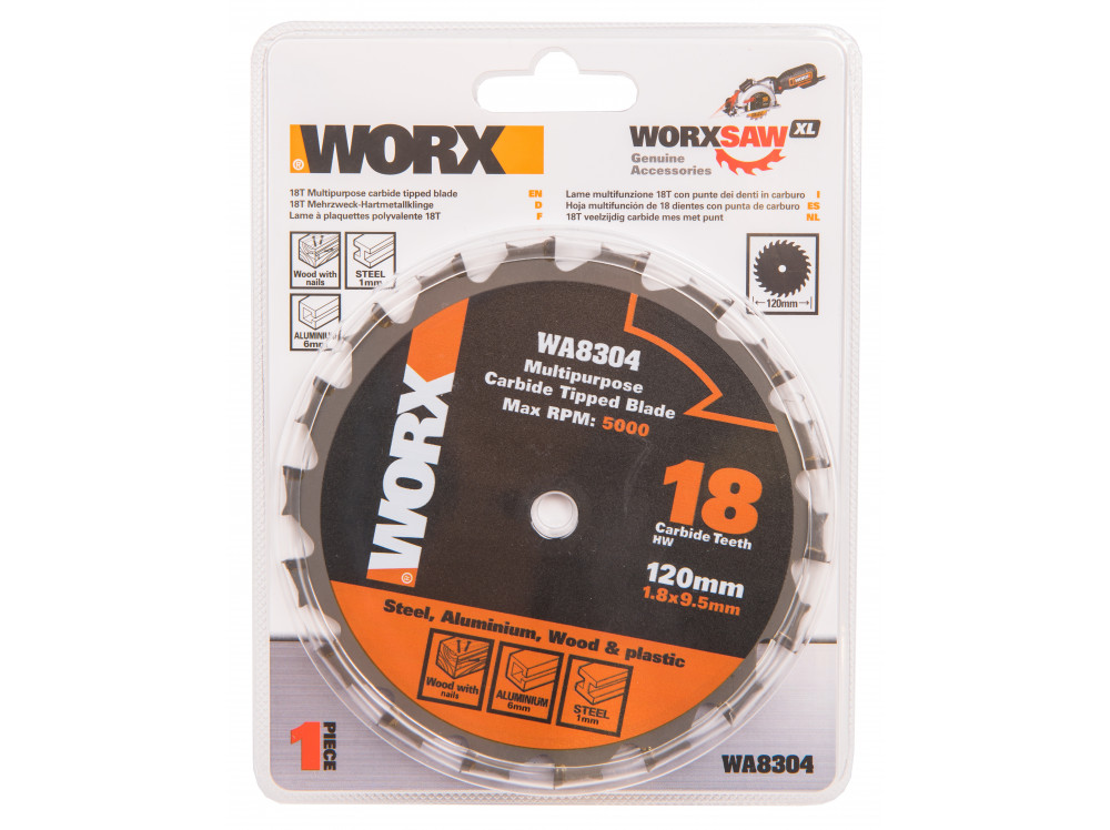 Пильный диск универсальный WORX WA8304