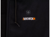 Куртка с подогревом Worx WA4660 XL темно-серая