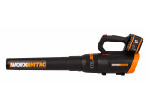 Воздуходувка аккумуляторная бесщеточная WORX WG581E, 40В, 4 Ач х2, двойное ЗУ 2x2A