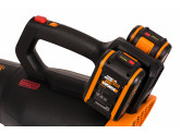 Воздуходувка аккумуляторная бесщеточная WORX WG581E, 40В, 4 Ач х2, двойное ЗУ 2x2A