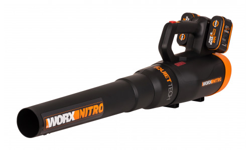 Воздуходувка аккумуляторная бесщеточная WORX WG581E, 40В, 4 Ач х2, двойное ЗУ 2x2A