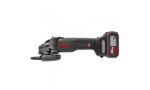 Аккумуляторная угловая шлифмашина (болгарка) KRESS KU801 20V 125мм