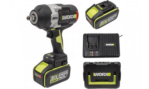 Гайковерт ударный аккумуляторный WORX Professional WU272