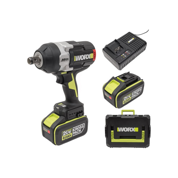 Гайковерт ударный аккумуляторный WORX Professional WU273.2